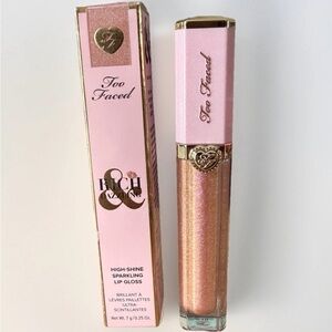 Discontinued Too Faced Rich & Dazzling Lip Gloss - Shade: Sunset Crush ~ NEW